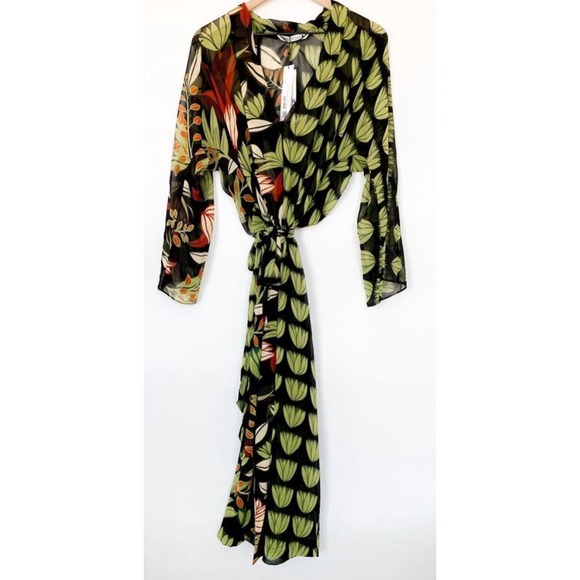 Zara Belted Flowy Dress 8447/294/228/021 - Picture 3 of 5